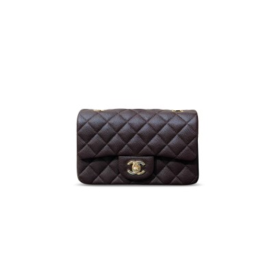 CHANEL MASTER CAVIAR MINI CLASSIC FLAP AS1116 (20*13*6cm)
